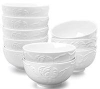 10pc 11oz Porcelain Bowls