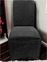 Black Skirted Dinning Chair