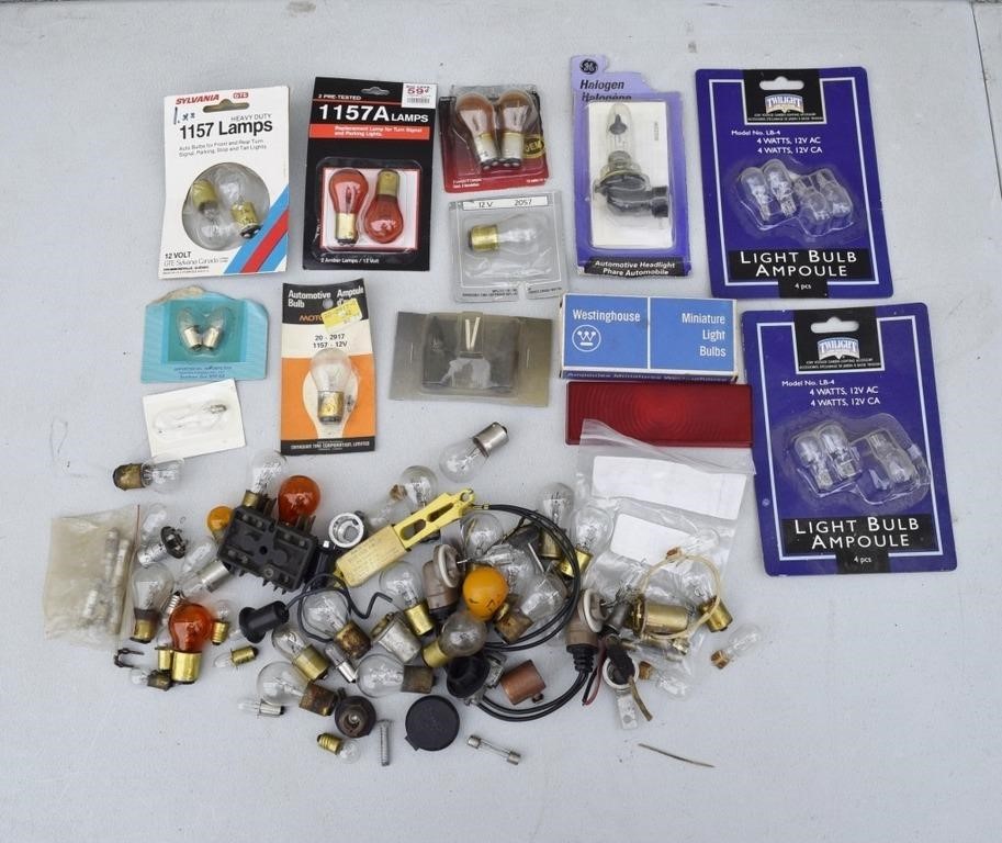 Vintage Auto / Car Light Bulbs Lot