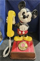 Vintage Mickey Mouse Rotary Phone  1976
