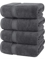 UTOPIA TOWELS 4 PACK PREMIUM BATH TOWELS SET