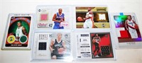 (6) Patch Basketball Cards - Plumlee, West,