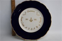 Masonic Centennial Plate