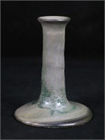 Pewabic Iridescent Pottery Candlestick