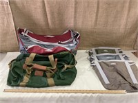 Kielty large duffel bag and 3 Kielty Camp Carton