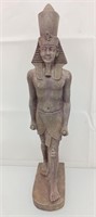 Egyptian king resin statue 15"