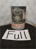 Vintage AMF Harley Davidson 1qt Paper/Tin Oil Can