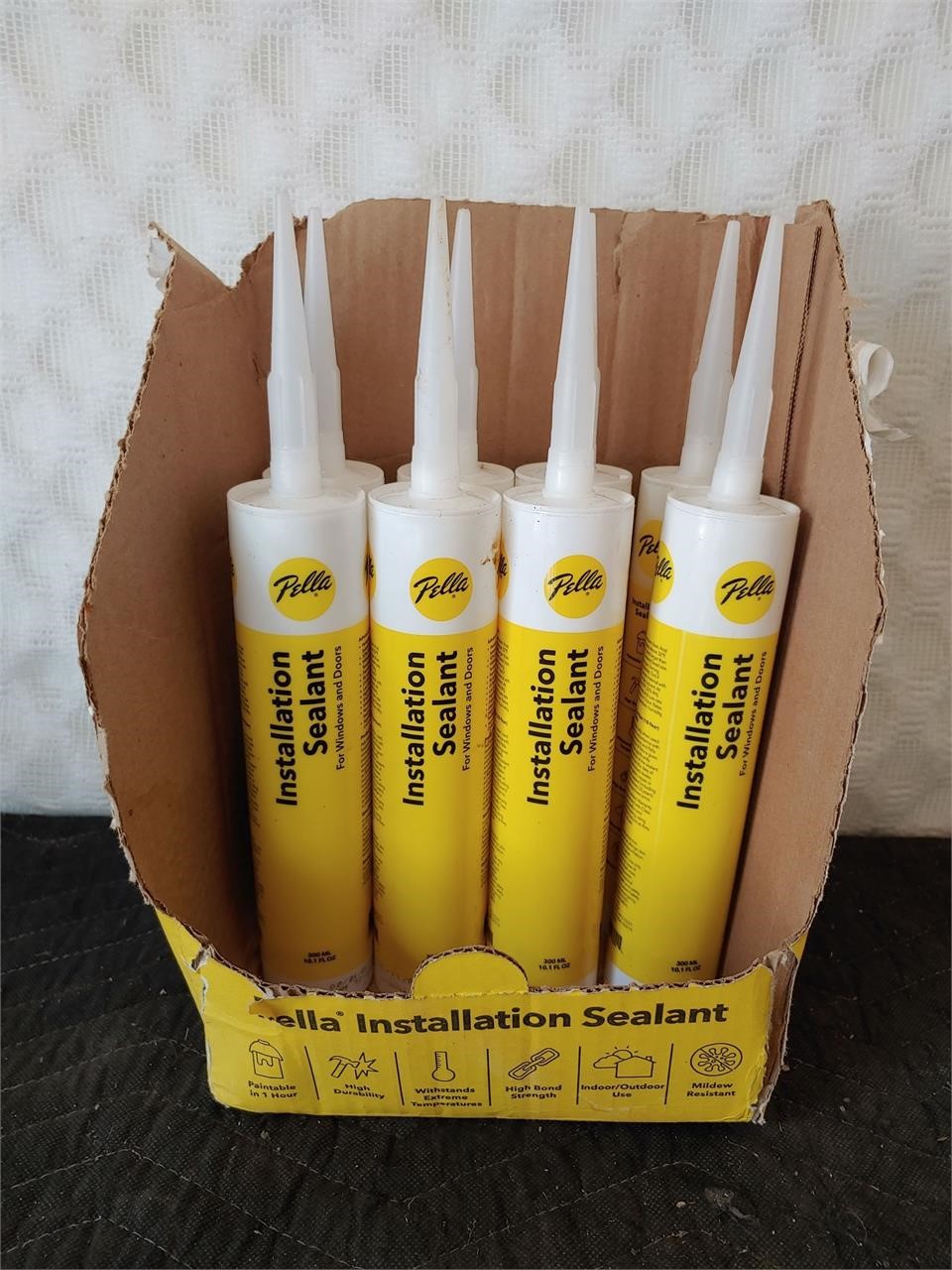 8 tubes of Pella Installation Sealant