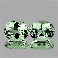 Natural Green Tea Amethyst Pair 10x8 MM - FL