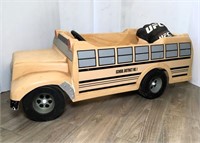 Plastic School Bus Pedal Car