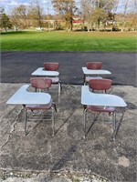 (4) Matching School Desks