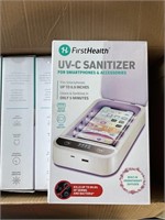 6 UV-C smart phone sanitizers