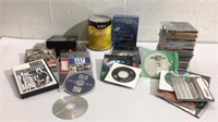 2 Boxes of CD's & DVD's M10C