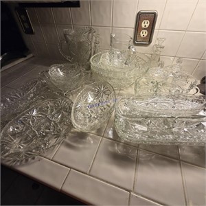25 + Pieces of Anchor Hocking Glass