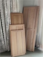 Oak Panels Doors 2-18x56, 2-48x14, 1-18x36,