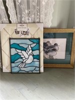Duck Framed Print, Memo Board, Dove Sun Catcher
