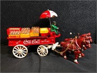 Coca-Cola Cast Iron Wagon