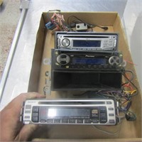 (3)Car stereos. Used. Un tested. Pioneer, Sony.