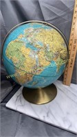 Vintage Rand McNally world globe