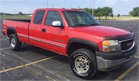 2001 GMC Sierra 2500HD Ext Cab truck