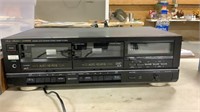 Fisher double auto reverse stereo cassette deck
