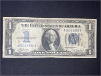 1934 "FUNNYBACK" $1 SILVER CERTIFICATE