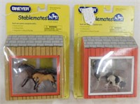 Breyer Stablemate horses: Thoroughbred & foal -