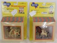 Breyer Stablemate horses: Pinto stallion & foal -