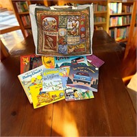 Teresa Kogut Canvas Bag Full of Kids Books