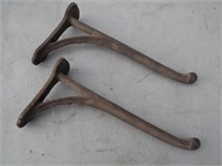 Antique Cast Iron Harness Holders