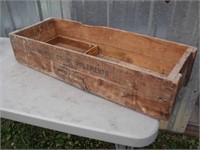 Co-op Implement Antique Wooden Crate