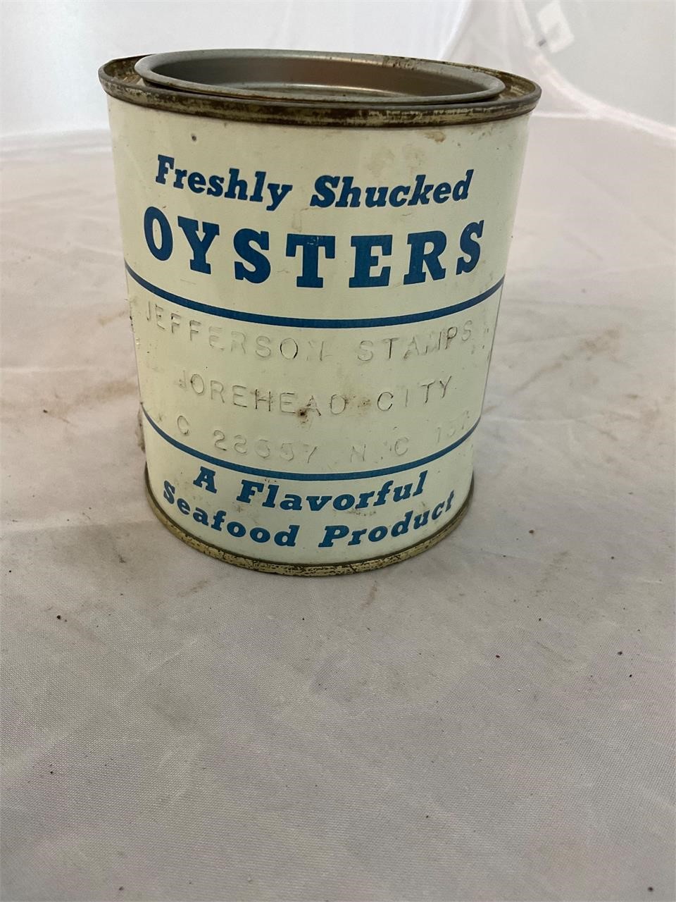 Jefferson Stamps Morehead City NC Pint Oyster Can