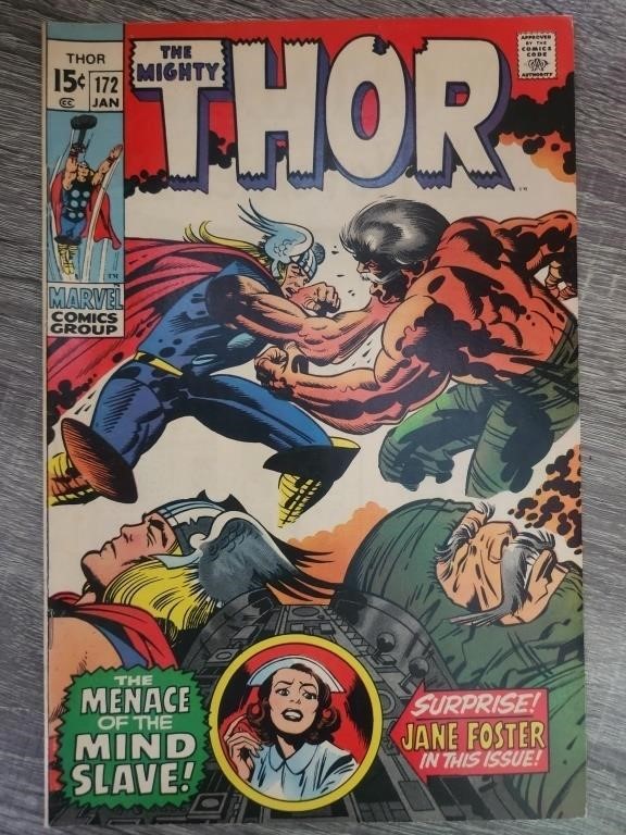 Thor #172 (1969) STAN LEE JACK KIRBY +P