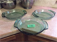 Green pie plates