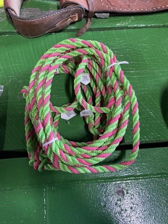 Green and Pink Cattle Halters