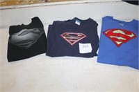 LOT OF THREE "SUPERMAN T-SHIRTS"