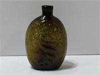 Antique Cornucopia Urn Glass Flask GIII-4