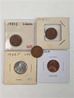 Wheat Pennies: 1909 VDB, 1943-P Steel & More