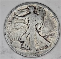 1917 Better Date Walking Liberty Half Dollar