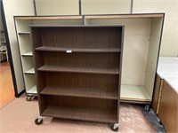 5 commercial grade book case shelves.