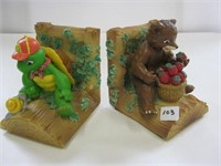 Bear & Turtle Book  Ends