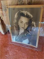 Signed Photo in Glass Frame