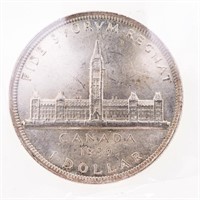 Canada 1939 Silver Dollar MS63 ICCS DHP