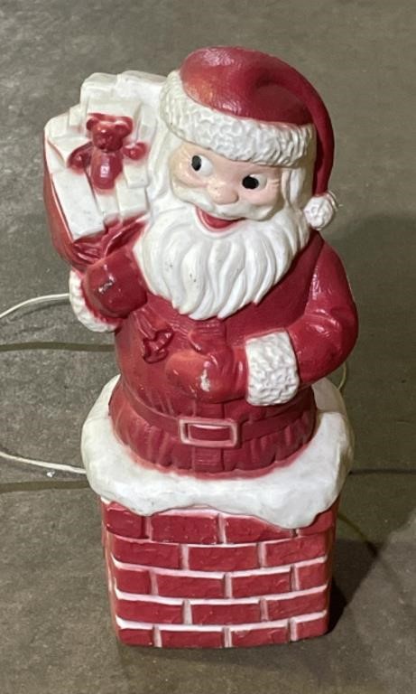 (JL) Dapol Industries Blow Mold Santa 12"