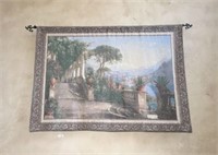 Tuscan City Scene Tapestry