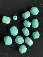 Turquoise color beads