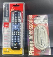 Universal Remote And 25' Handset Cord