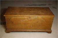 Antique Hand Crafted Solid Wood Blanket Box