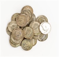Coin 25 Kennedy 40% Silver  Half Dollars XF-BU