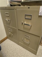 File cabinets (2) 29" t x 15" w x 25" d